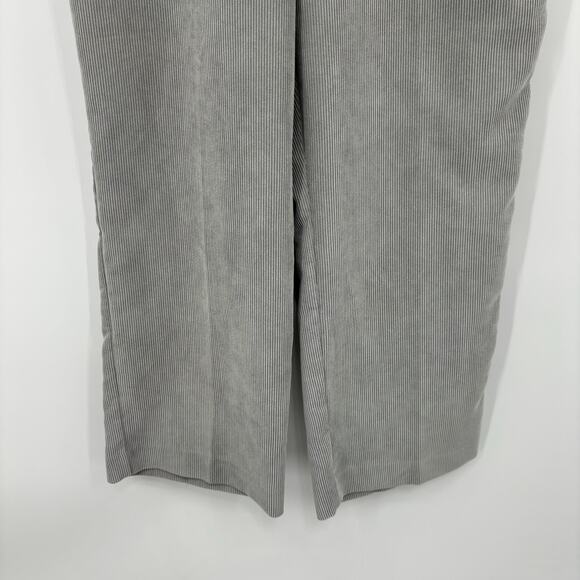 Alfred Dunner Corduroy Eskimo Kiss 14 Gray Pants Classic Fit - Picture 8 of 11